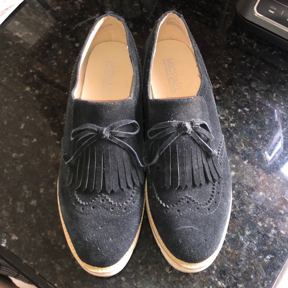 Black suede Michael by Michael Shannon.